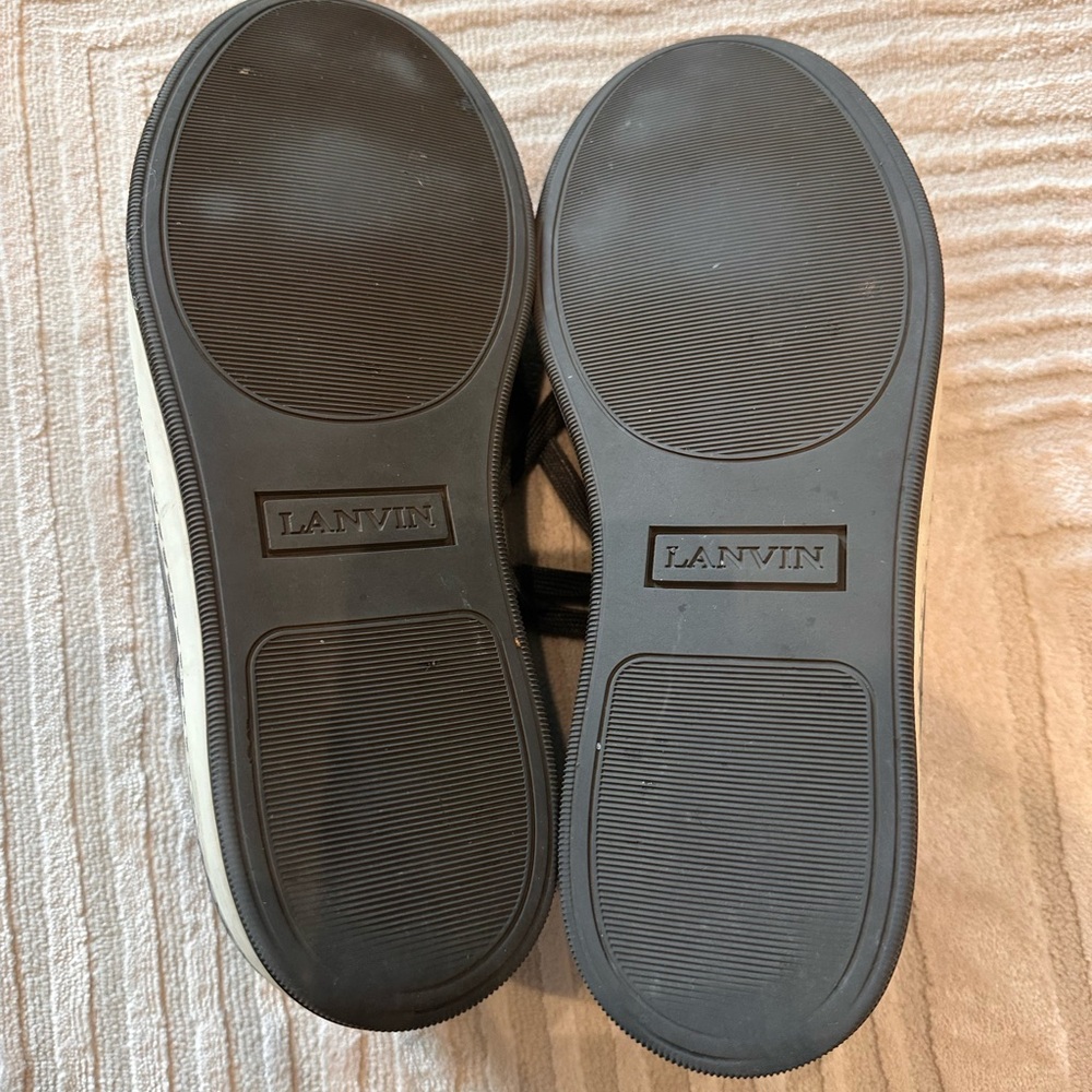 Lanvin leather sneaker grey